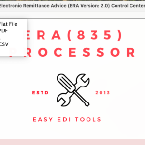 Electronic Remittance Advice(ERA) Processor (MAC)
